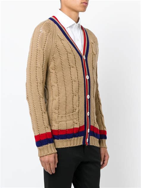 gucci cardigan men's.